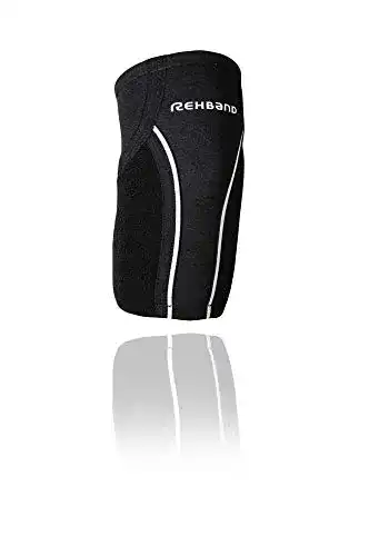 Rehband Ellenbogenbandage 7722 für Herren, grau, Größe XL