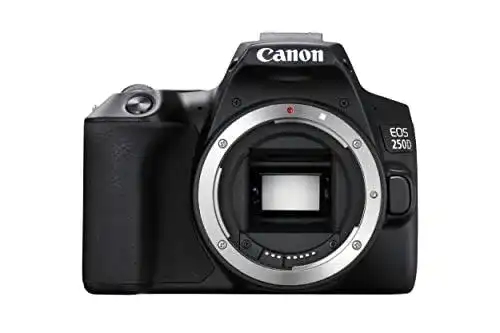 Canon EOS 250D Spiegelreflexkamera Gehäuse in Schwarz