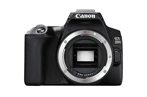 Canon EOS 250D Spiegelreflexkamera Gehäuse in Schwarz