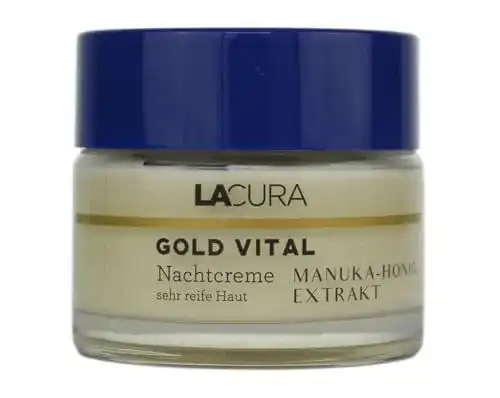 Lacura Gold Vital Nachtcreme mit Manuka Honig für sehr reife Haut 50ml
