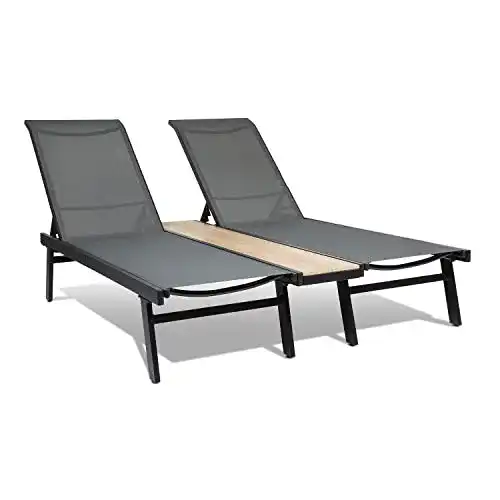 Aluminium Sonnenliege blumfeldt mit verstellbarer Rückenlehne