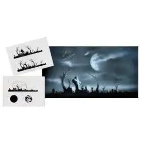 Airbrush-Schablonen UMR-Design AS-009 für Friedhofsmotive