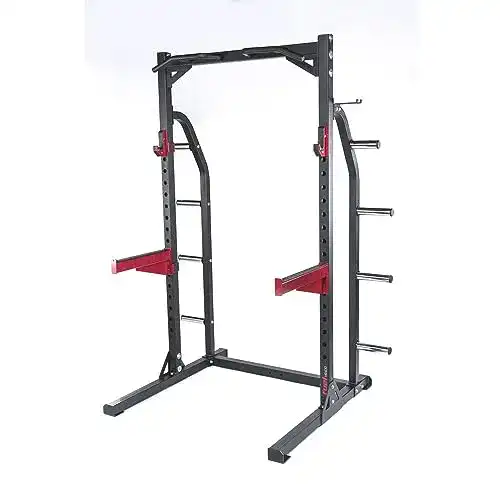 Verstellbarer Half Cage HR400 von Fuel Fitness mit Hantelscheibenständer