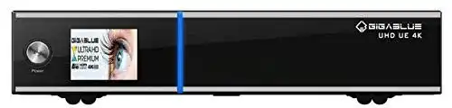 GigaBlue UHD UE 4K Sat-Receiver mit 2x DVB-S2 FBC