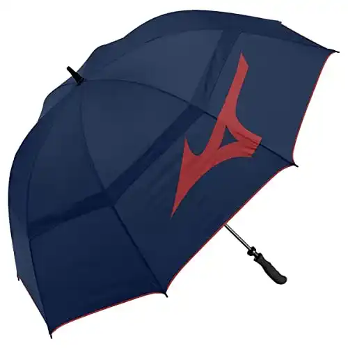 Mizuno Golf Regenschirm 68 Zoll mit belüftetem Doppel-Canopy