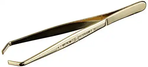 Pinzette Pfeilring vergoldet gekröpft 9 cm 1er Pack