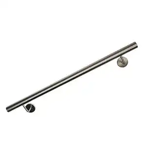 Edelstahlhandlauf V2A 42,4mm geschliffen für Wandmontage