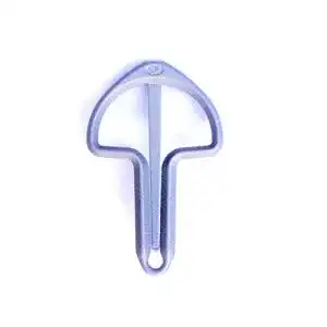 Maultrommel Snorflex 7,25 cm in grau eloxiert