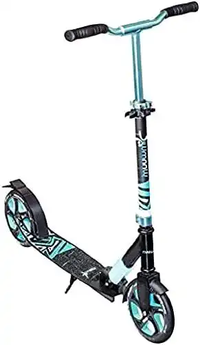 Muuwmi Aluminium Scooter Deluxe Tretroller mit 205 mm Rollen