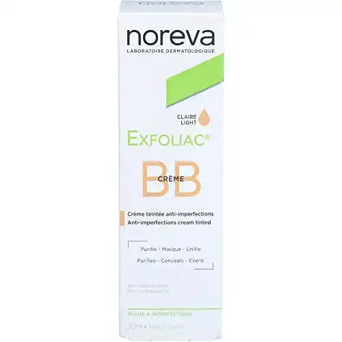 BB-Cream Exfoliac von Noreva – Getönte Tagescreme in Claire / Light – 30 ml