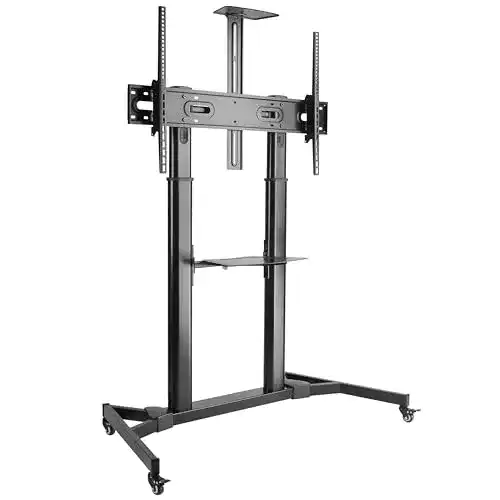 RICOO TV-Ständer rollbar und höhenverstellbar für 55 bis 110 Zoll Fernseher