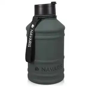 Trinkflasche 2,2 Liter aus Edelstahl für Sport und Fitness