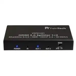HDMI-Splitter Feintech VSP01201 für 1 auf 2 Ausgänge