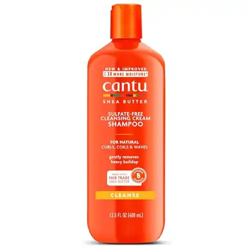 Cantu Shampoo für natürliche Haarreinigung 13,5 oz (sulfatfrei)