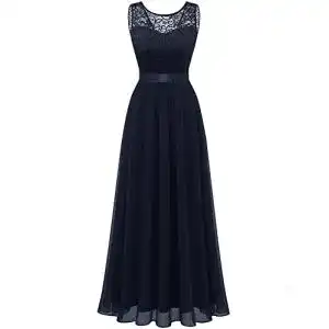 Berylove Damen Abendkleid Elegantes Lang Cocktailkleid