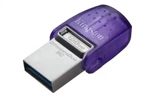 Kingston DataTraveler microDuo 3C USB-Stick 128GB mit USB Typ-C und Typ-A
