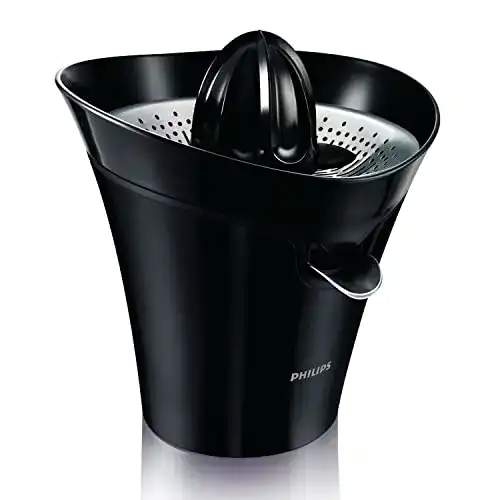 Philips Zitruspresse für leises Entsaften und einfache Handhabung