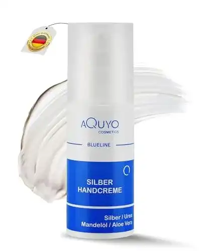 Aloe Vera Handcreme von Aquyo Cosmetics Blueline Silber
