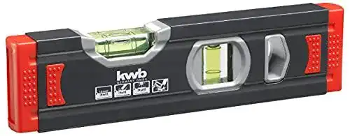Wasserwaage KWB Mini 20 cm Aluminium mit 1 mm Genauigkeit