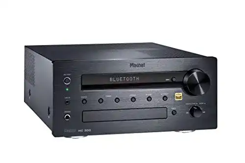 Magnat Receiver MC 200 in schwarz – kompakter Stereo-Netzwerk-Receiver