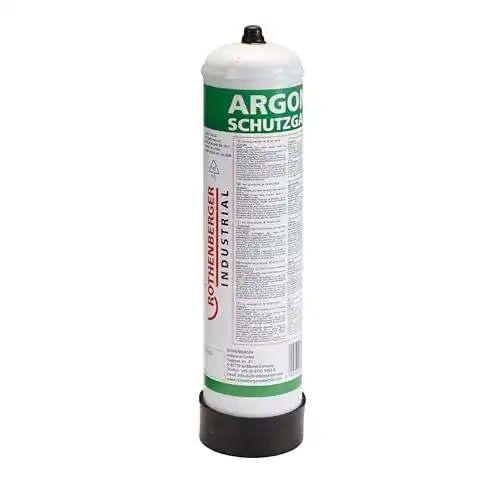 Rothenberger Industrial Schutzgasflasche 100% Argon Einwegflasche (950 ml, 60 bar)