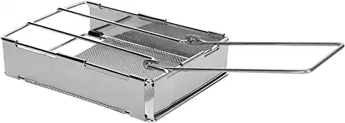 Camping Toaster aus Edelstahl für Outdoor Aktivitäten