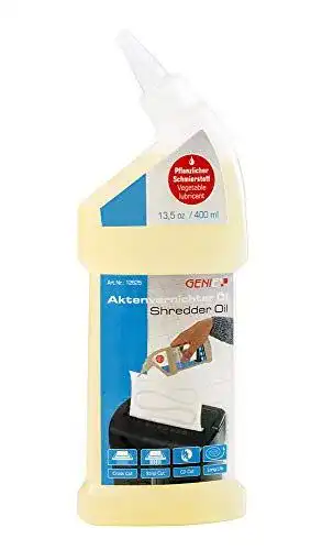 Aktenvernichter Öl GENIE 400 ml zur Pflege und Reinigung