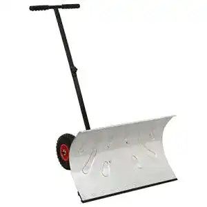 Schneeschieber mit Rädern von Tidyard – Metall Schneeschaufel