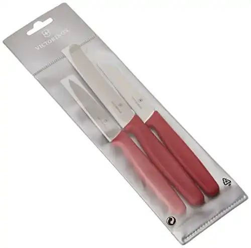 Victorinox Küchenmesser Set aus 3 Teilen mit Kunststoffgriff