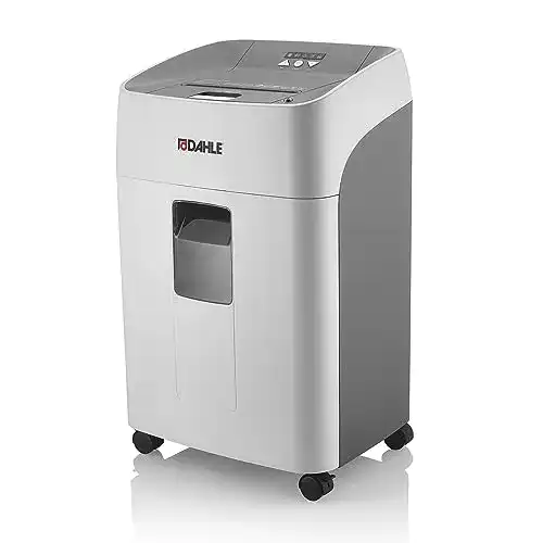 Dahle ShredMATIC 300 P4 Aktenvernichter mit Autofeed und Partikelschnitt