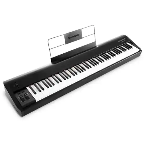 M-Audio Hammer 88 Keyboard mit 88 Tasten für Musikproduktion