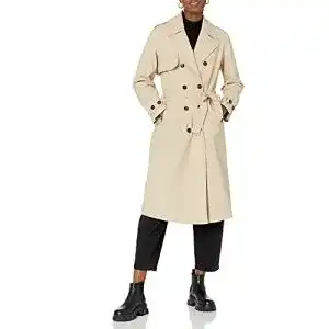 Trenchcoat Damen The Drop Noa in Hummus, Größe S