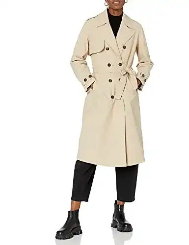 Trenchcoat Damen The Drop Noa in Hummus, Größe S