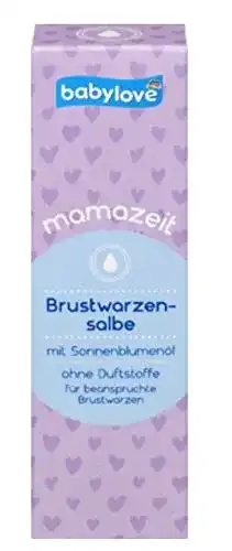 Brustwarzensalbe Babylove Mamazeit 30 ml für empfindliche Haut