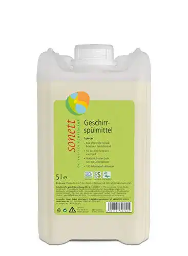 Sonett Geschirrspülmittel Lemon 5 Liter – Ökologisches Spülmittel