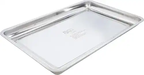 Auffangwanne BGS 7892 aus Edelstahl, 600 x 400 mm, 9 l