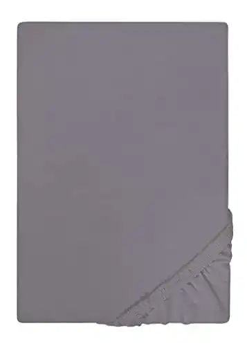 Spannbettlaken Castell aus Jersey-Baumwolle für Matratzen bis 22 cm