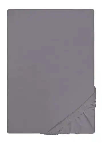 Spannbettlaken Castell aus Jersey-Baumwolle für Matratzen bis 22 cm