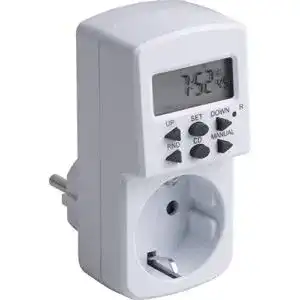 Digitale Zeitschaltuhr für 1800 W mit programmierbaren Einstellungen
