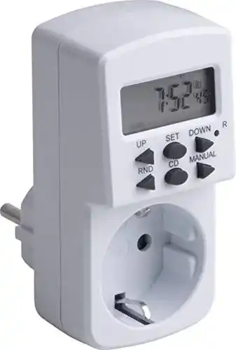 Digitale Zeitschaltuhr für 1800 W mit programmierbaren Einstellungen