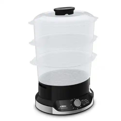 Dampfgarer mit 3 Körben und 800W Leistung – VC204800