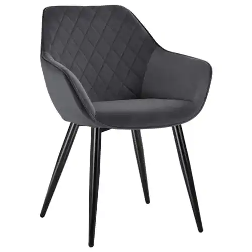 Woltu Esszimmerstuhl 1er Set für Küche und Wohnzimmer, gepolstert