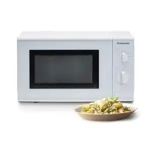 Panasonic NN-E201WMEPG Solo Mikrowelle – 800 Watt, 20 Liter, weiß