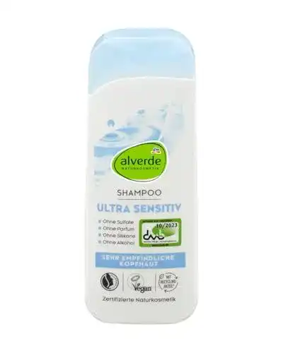 alverde Shampoo Ultra Sensitive 200 ml für empfindliche Kopfhaut