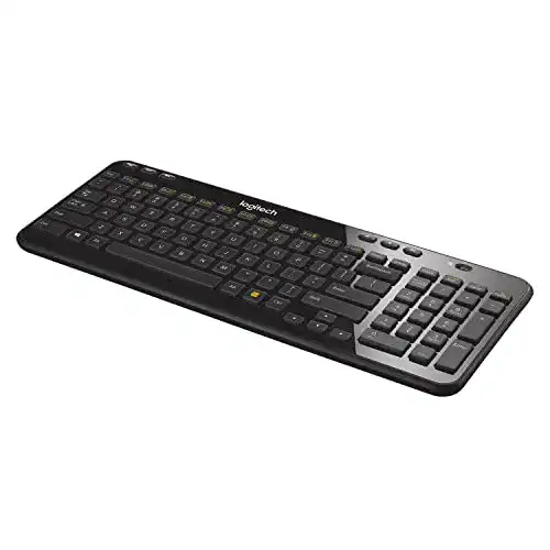 Logitech K360 Kompakte kabellose Tastatur für Windows