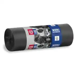 Müllbeutel Anna Zaradna ST-AZ-001972 120 Liter schwarz, 10 Stück