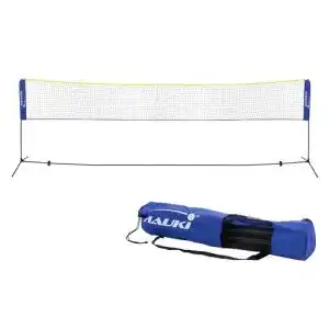 Badminton-Netz Hauki 400 cm mit Tragetasche und Eisen-Gestell