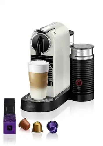 Nespresso De’Longhi Citiz EN267.WAE Kaffeemaschine in Creme-Weiß