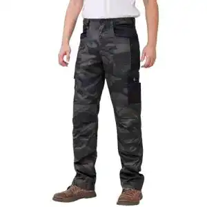 Arbeitshose Work Idea Herren Camouflage Cargohose