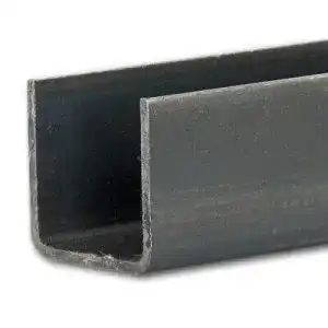 U-Profil aus Stahl von Ownhut, schwarz, 1000 mm, 30x30x3 mm